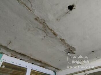 Чорнове шпаклювання стелі 170 м2