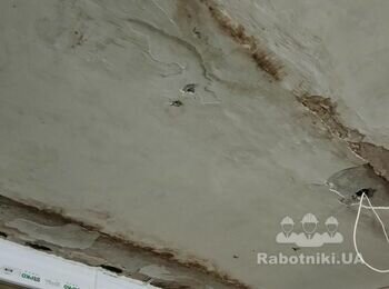 Чорнове шпаклювання стелі 170 м2