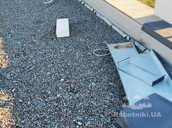 Гідроізоляція та накривка парапету плоскої кровлі