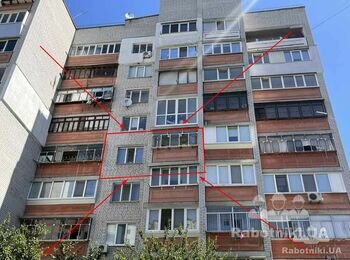 Утеплення фасаду квартири на 5-му поверсі