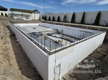 Перетяжка (армировка )стен фасадным клеем- 100 м.2