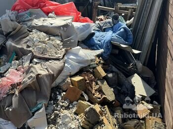 Погрузка та вивезення будівельного сміття