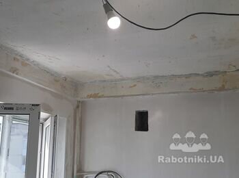 Обшить ГКЛ бетонные выступы на потолке