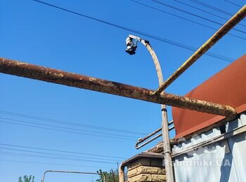 Зачіска і покраска газовой труби,9 метров основной и 6 вход,материл ес