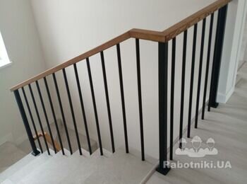 Монтаж метал перил на сходи, вул. Газопровідна