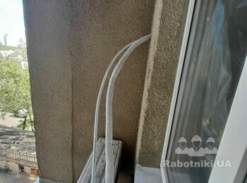 Монтаж внутрішнього блоку кондиціонера та чистка зовн.блоку (2шт/9ки).