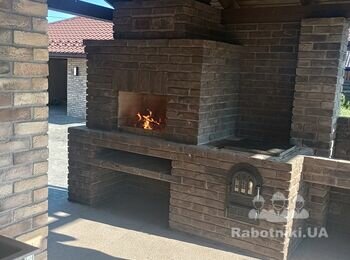 Каміни барбекю каміно печі тандир