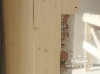 Обшивка деревяним планкіном