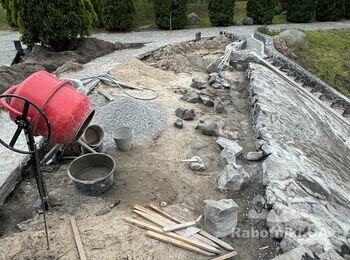 Укладка тротуарной плитки