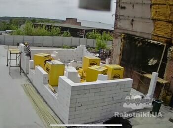 Односкатний дах 1-поверхової будівлі (профлист)