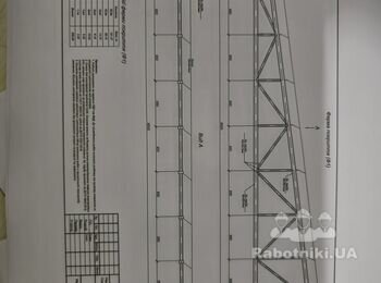 Изготовление металической фермы.