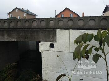 Стена из газоблока , 70 кв м.