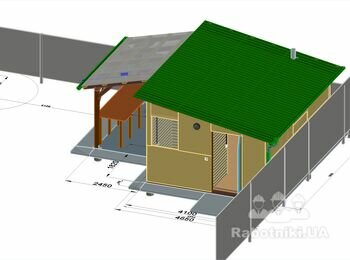 Будівництво майстерні-сарая за кресленнями замовника.