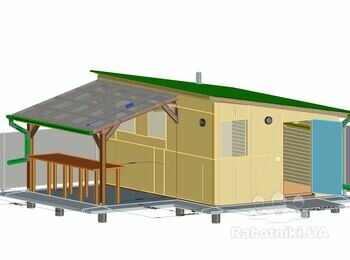 Будівництво майстерні-сарая за кресленнями замовника.