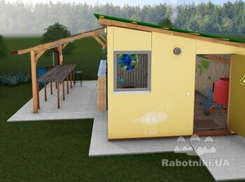 Будівництво майстерні-сарая за кресленнями замовника.