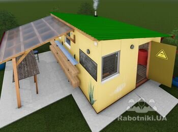 Будівництво майстерні-сарая за кресленнями замовника.