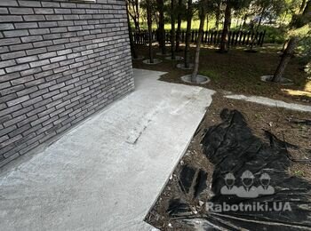 Укладка брусчатки