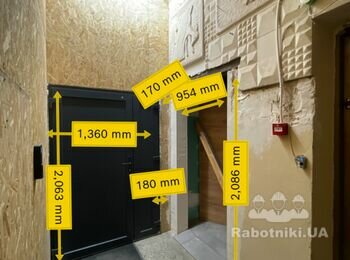 Ремонт коридору в офісному приміщенні