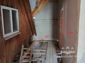Зробити дерев'яні сходи з 1-го на 2-й поверх в новобудові (Хотів)
