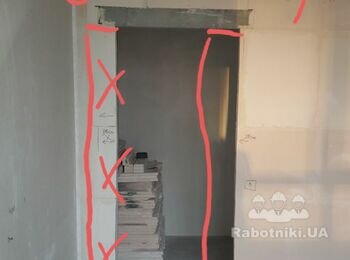 Кладка газоблоку та гіпсоблоку. Прорізи та перестінки.