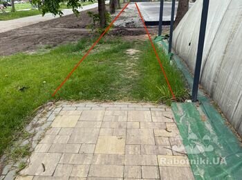 Укладка тротуарной плитки 100-150 м2