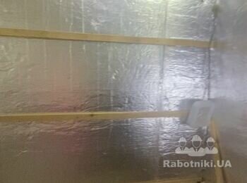 Достроить Парилку в сауне + утепление внешние работы + канализация