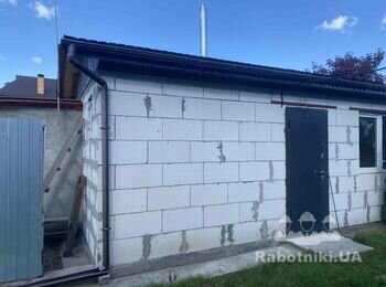 Достроить Парилку в сауне + утепление внешние работы + канализация