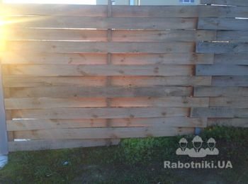 Забор 110 м.п. Белогородка