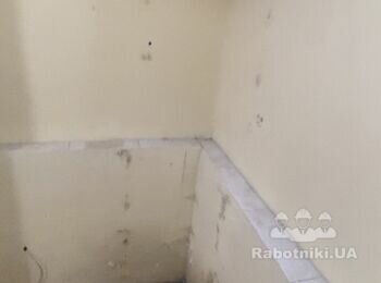 Выровнять стены, покрасить, выровнять полы. 12 кв.м. Бюджет примерный