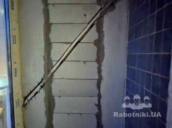 Утепление 2 лоджий, высота 2.7 м: базальтовая вата 5 см + тепловер