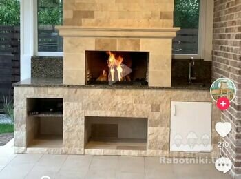 Будівництво барбекю з цегли