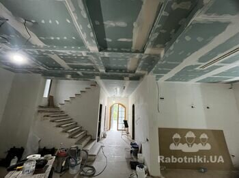 Різноробочий. Шліфування штукатурки