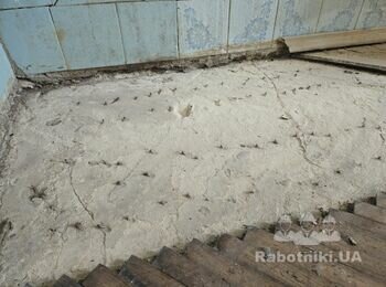 Демонтаж паркета и стяжки 29 кв.м.
