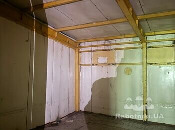 Демонтаж сендвіч панелей та металоконструкцій.