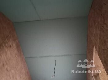 Штукатурка под обои и обои