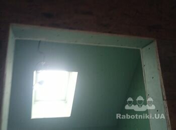 Штукатурка под обои и обои