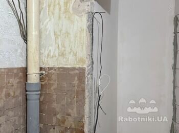 Перенос 3 труб + замена стояка (Киев, м. Дарница)