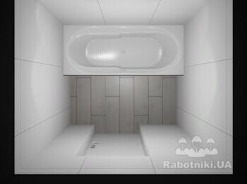 Укладка плитки в квартире, весь комплекс