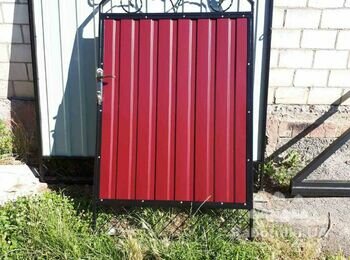 Установка распашных ворот и калитки