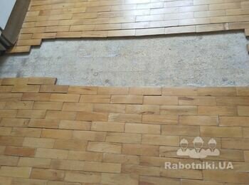 Частично переложить паркет в квартире после затопления