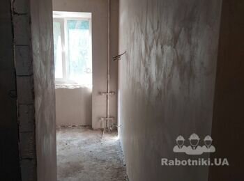 Улаштування цементної піщаної стяжки 5 см