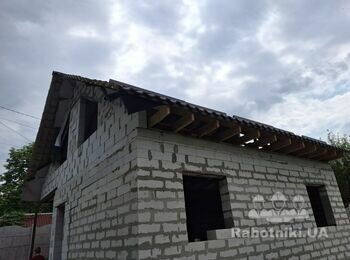Обшивка крыши франтонов и бока