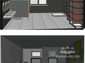 Укладання плитки в дошкільному закладі.
