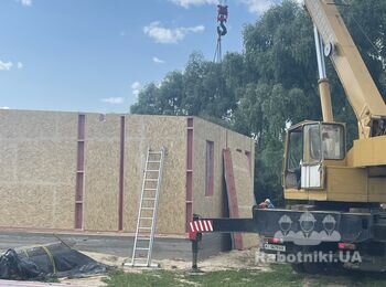 Улаштування покрівлі з ПВХ мембрани 120 м2.