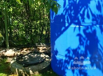 Зробити обвязку бочки для автополиву газону!
