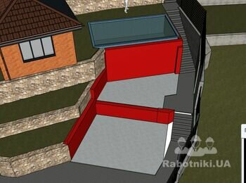 Потрібно побудувати приміщення під басейн,сауну та зону відпочинку