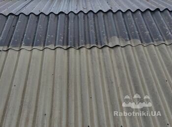 Мойка и покраска крыш, фасадов, заборов, тротуарной плитки