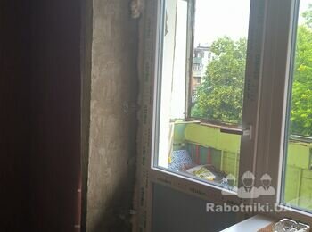 Откосы балконного блока
