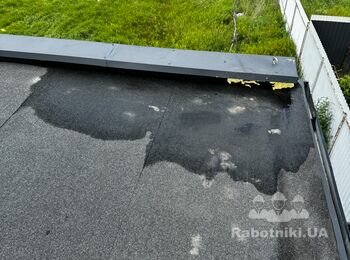 Село Кременище! Заміна на даху руберойду і осб