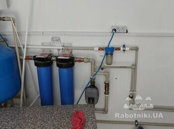 Монтаж фильтра для воды 1054